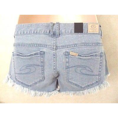 高速配送 プレゼント クリスマス バイヤー厳選 Pp129 3 サイズ デニム ジーンズ ブルー ライト Frenzy Frayed ショート ミニ サーフ Curl Rip ボトムス ショートパンツ リップカール 円高還元セール開催中 ボトムス パンツ