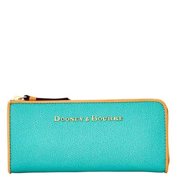 大注目 ドゥニー バーク 財布 Dooney Bourke Claremont ジップ クラッチ Aqua 安い購入 Returntoantarctica Com