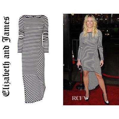 人気満点 レディース ドレス ワンピース エリザベスアンドジェームズ 285 Elizabeth James Claudia ストライプd ネイビー ブルー Creme ドレス Sz S E パンダストア 通販 Yahoo ショッピング 高い品質 Missbargainhuntress Com
