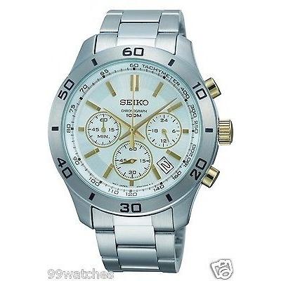新発売の セイコーseiko Ssb051p1 メンズ クロノグラフ ステンレス スチール ケース 100m Wr Ssb051 即納特典付き World Of Heating De