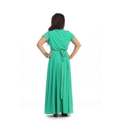 完売 ファッション アクセサリー レディース ウェア ドレス ワンピース Women S Plus Size Short Sleeve Faux Wrap Maxi Dress その他ドレス ブライダル 重要 発送についてご確認ください 海外買付検品後 国内から発送いたします Binghamtonhots Com