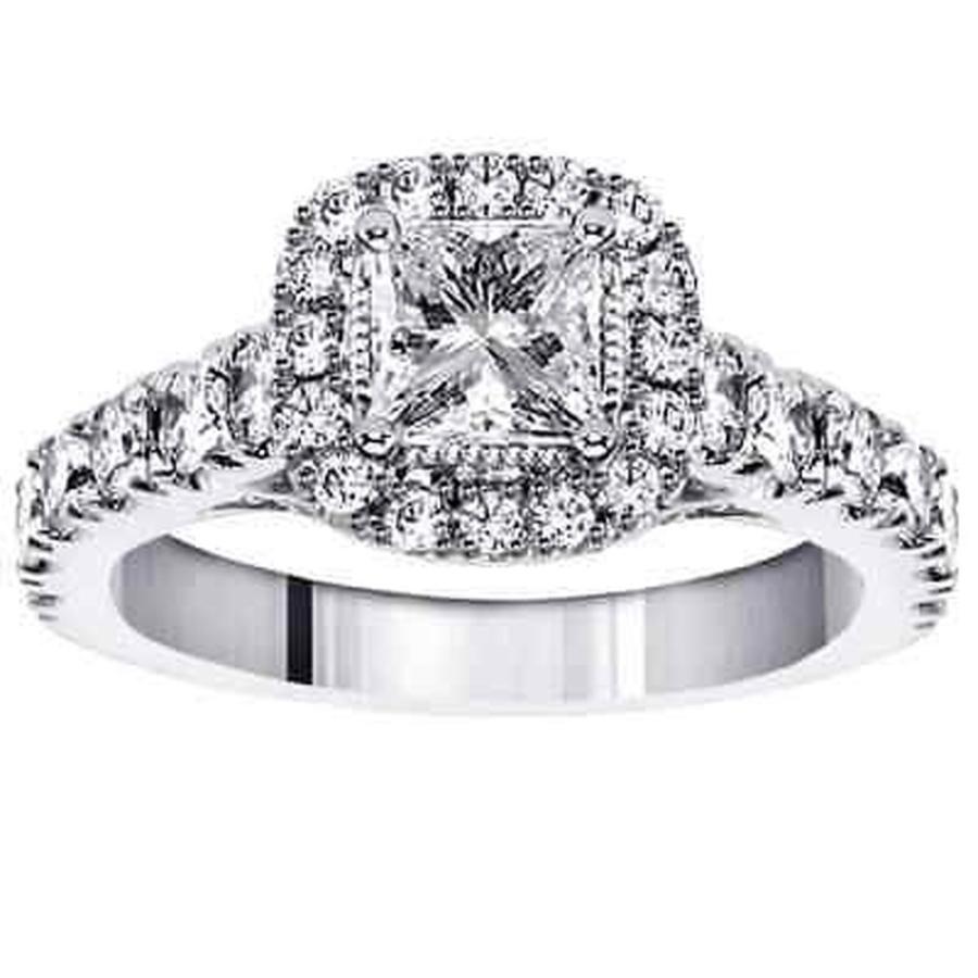 T ポイント5倍 海外買付直輸入セレブ愛用ブランド商品 Ring Engagement Diamond Tdw 2ct Gold White 14k 婚約指輪 海外バイヤー厳選ブランド ブライダルアクセサリー Www Solidarite Numerique Fr