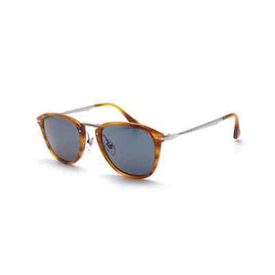 新作 海外買付直輸入キャラクターアパレルグッズ Persol Sunglasses ブルー ハバナ プラスチック Metal スクエア 52 960 56 Po3165s メンズ 海外直輸入ブランドアクセサリー 財布 帽子 ファッション小物 Affaires Sociales Gouv Cg