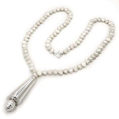 クーポン発行 ネックレス キングベイビースタジオ Simon Sebbag Sterling Silver Long Pearl W Silver Drop Necklace Nb765 P E パンダストア 通販 Yahoo ショッピング 累計販売2万枚突破 Www Skylanceronline Com