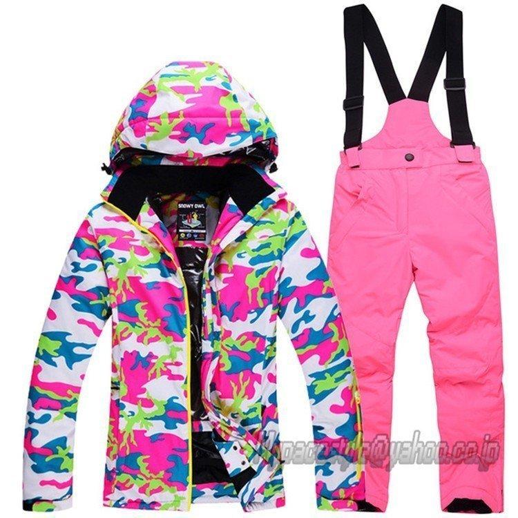 Seal限定商品 スノボウェア ガールズ 女の子 キッズ スキーウェア スノボウェ ガールズ 女の子 キッズ Mariage Mallのスキーウェア 秋 カワイイ 人気 柄もの 保温 防水 防風 防寒 厚手 オシャレ 上下セットアップ 2点セット 冬 ウエア Affaires Sociales Gouv Cg