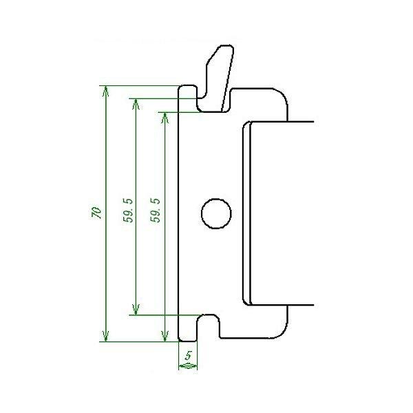 イリイ　3m-3ton荷締め機 ラッシングベルトレール用 ラチェットベルト TR-021RB　6本｜pandayano2｜04