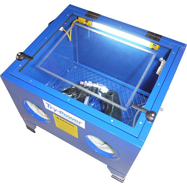 イリイ　ライト付き卓上型サンドブラストキャビネット 90リットルの広さ TR-135SB |  | 01