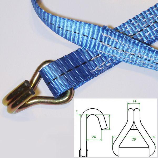 イリイ　5ｍ-1.5ton荷締め機ラッシングベルト フック仕様ラチェットベルト TR-238RB |  | 01