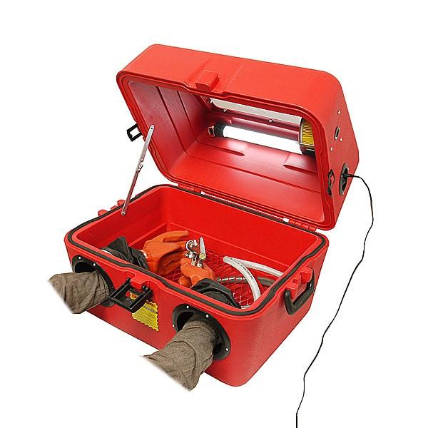 イリイ　ライト付き卓上型軽量サンドブラストキャビネット 56リットルの広さ |  | 01