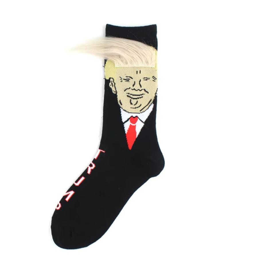 トランプ 靴下 ドナルド 大統領 ソックス おもしろ ジョーク 面白いソックス 一足 