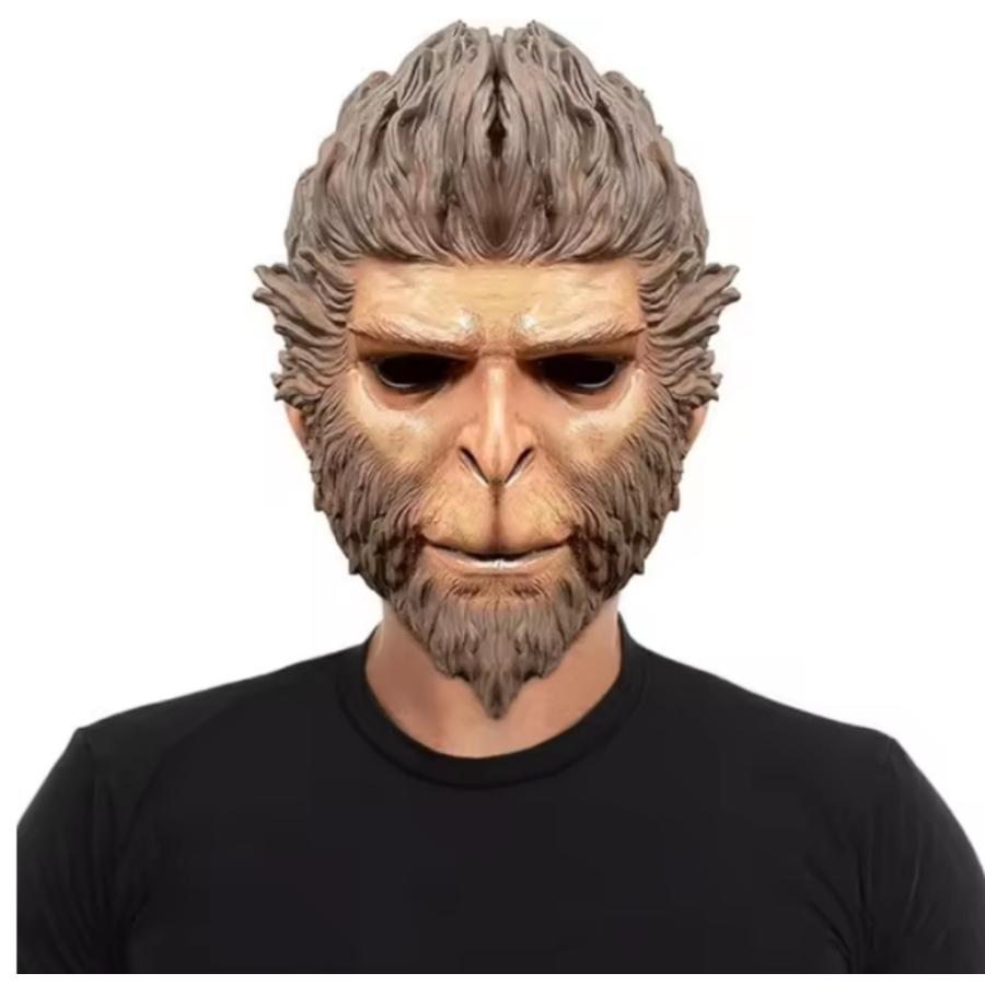 孫悟空 黒神話 悟空 シリコンマスク 被り物 ゲームキャラクター ハロウィン コスプレ Black Myt 