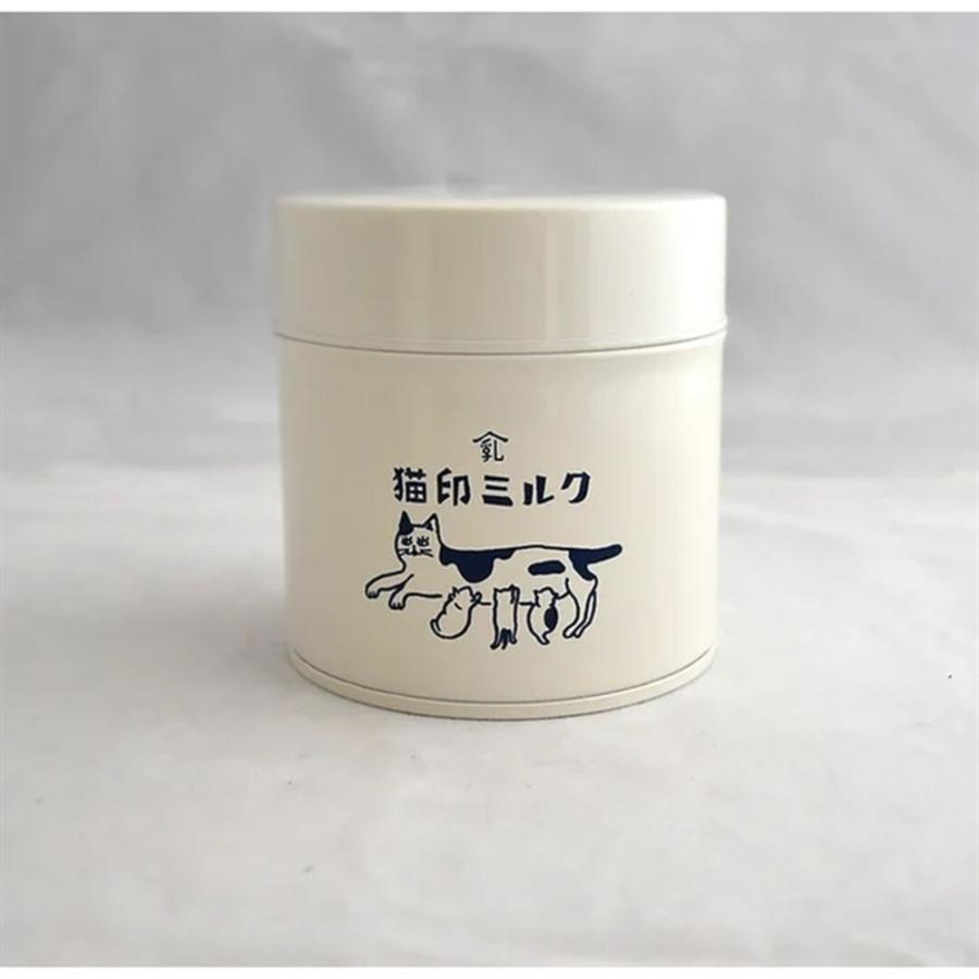 猫印ミルク 手づくり キャニスター 猫 雑貨 インテリア 猫グッズ かわいい プレゼント ホワイト
