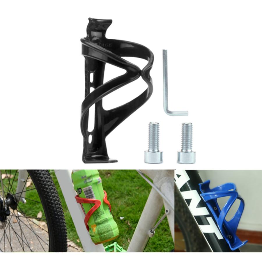 サイクリング ドリンクホルダー 自転車アクセサリー マウンテンバイク ボトルラック ブラック