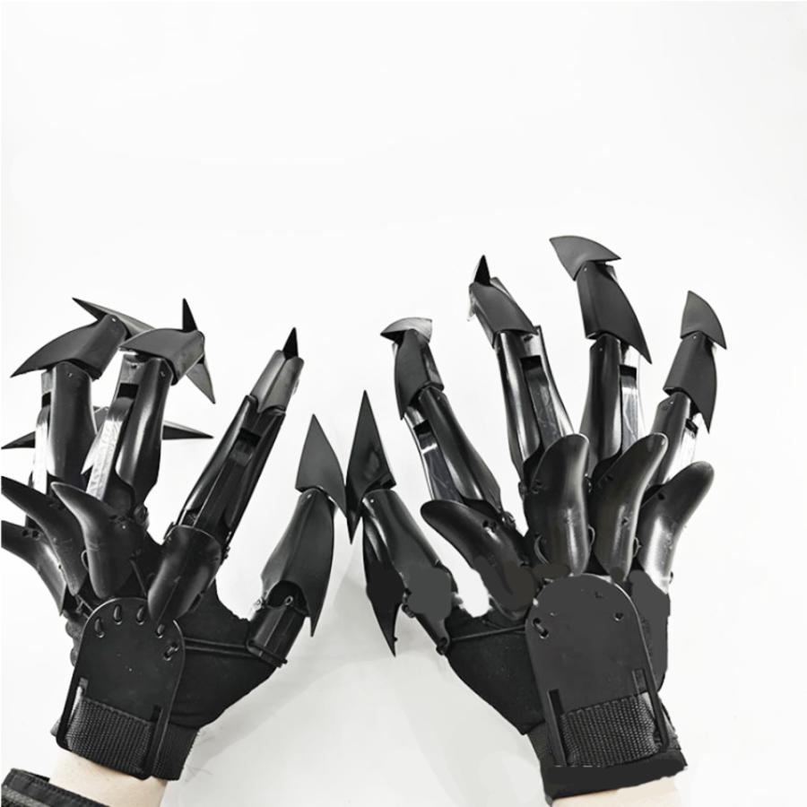 おもちゃ パーティー コスチューム 両手 ホラー ハロウィーン 怖い スケルトン手 カマキリ 螳螂 