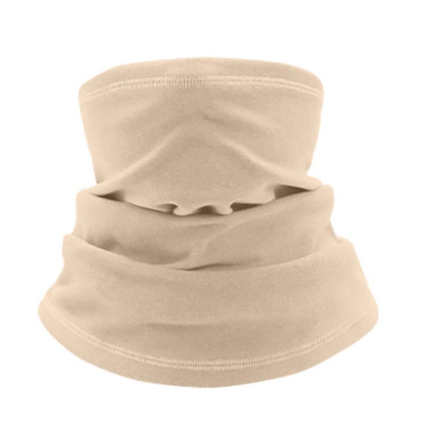 フェイスマスク バンダナ スノーボード スキー 登山 雪 冬 防寒 スカーフ 日焼  ベージュ