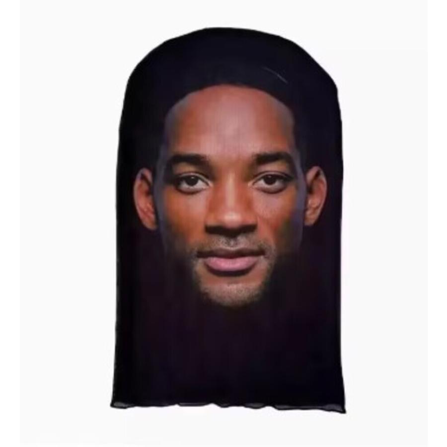 面白い 3Dフェイス プリントマスク 仮面 メッシュ ハロウィン 仮装 コスプレ ウィル・スミス