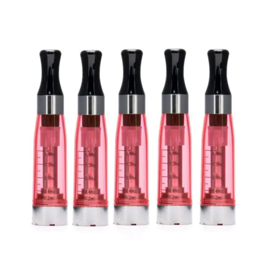 アトマイザー 交換用 カートリッジ x6 ce4 CE5+ 電子タバコ コイル交換可能 レッド