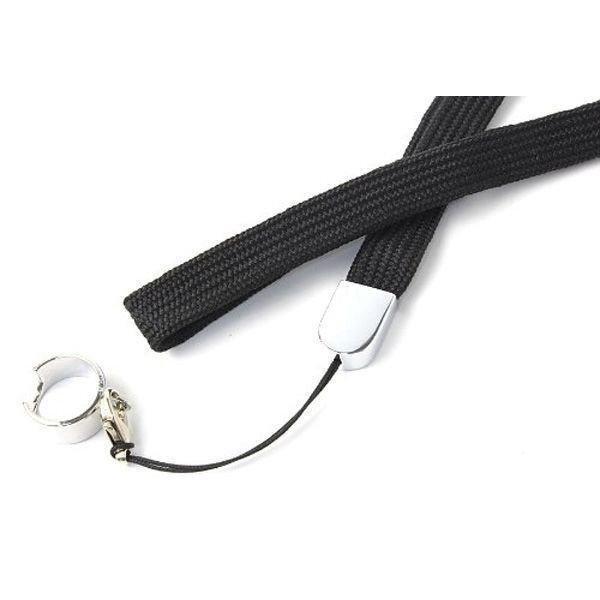 電子タバコ ストラップ 収納 直径1.8㎝ エゴ ego-t ego-c ペン型など対応 ベイプ リング 取付 アクセサリー  ブラックｘシルバー