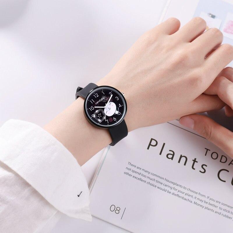 かわいい 腕時計 子供用 猫 キッズウォッチ シンプル カジュアル クォーツウォッチ レディース腕時 