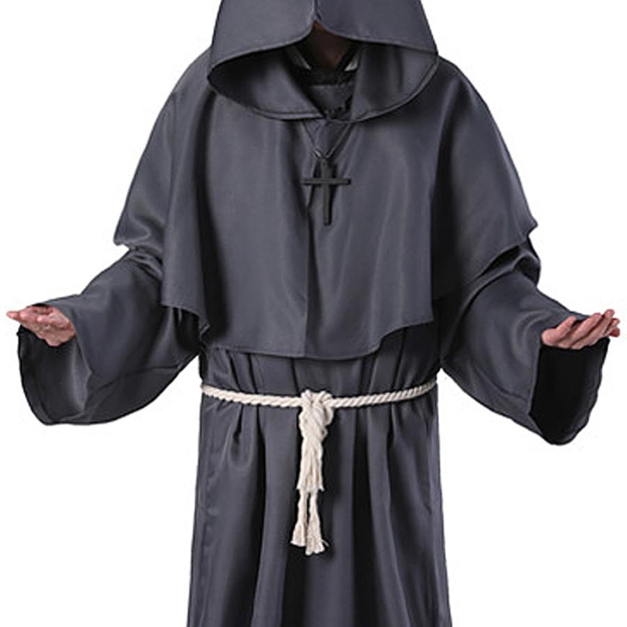 コスプレ ローブ ハロウィン 黒魔術師 魔法使い コスプレ衣装 中世