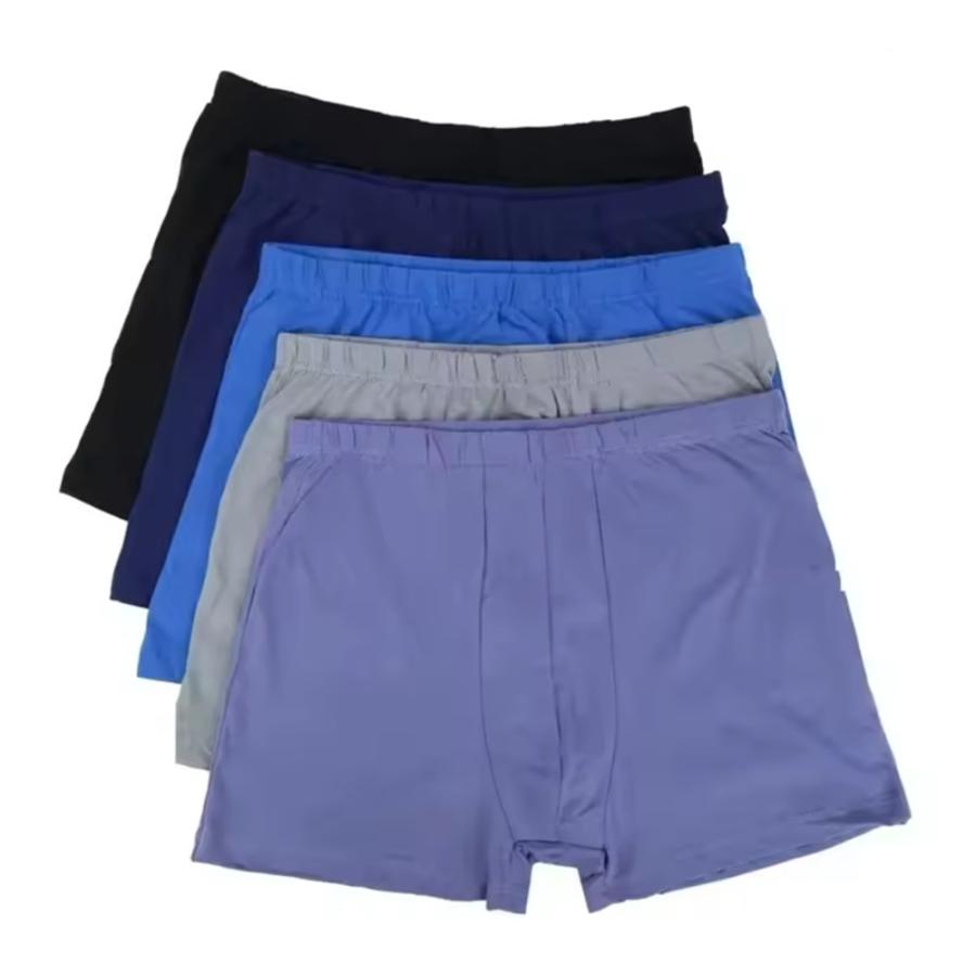 メンズ トランクス パンツ コットン ボクサー ショーツ 大きいサイズ 下着 4枚セット  2XL