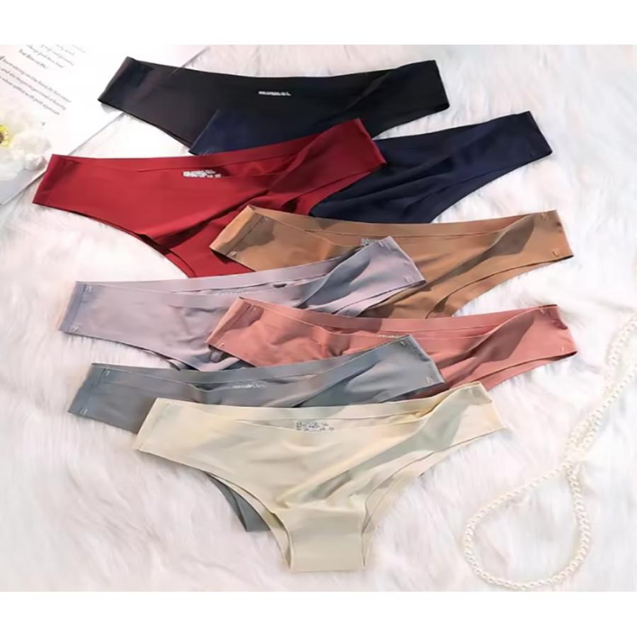 シームレスショーツ レディース パンティー アイスシルク 超薄型 ローウエスト 下着 セクシー  Mサイズ