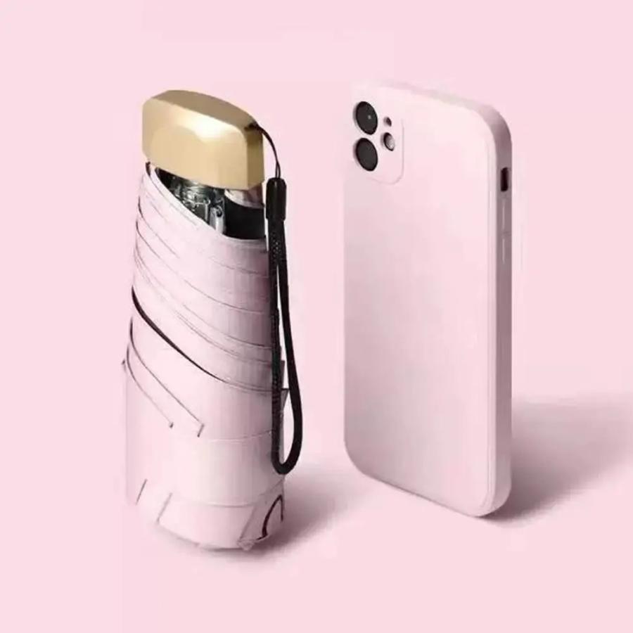 折り畳み 傘 女性用 おりたたみ 超軽量 ミニ UV 日除け 晴雨 多目的 フラット 可  ピンク