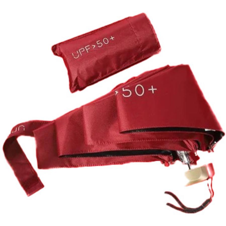 折り畳み 傘 女性用 おりたたみ 超軽量 ミニ UV 日除け 晴雨 おしゃれ レッド