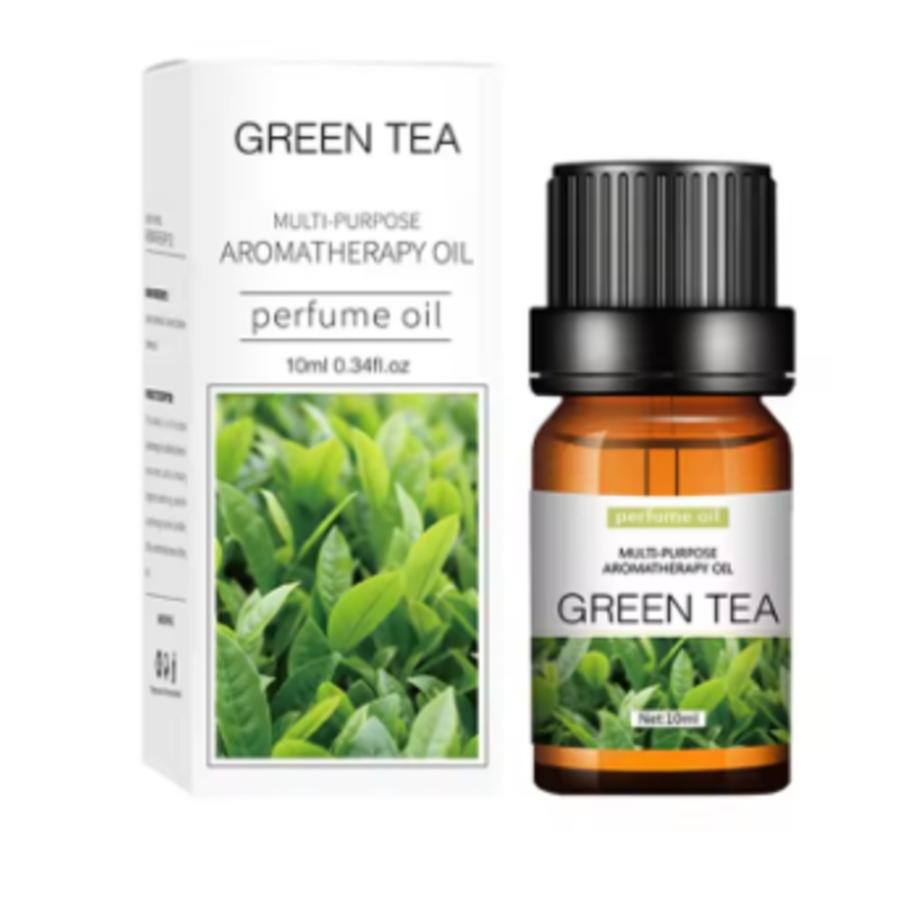 アロマオイル エッセンシャルオイル ディフューザー 香り 虫除け マッサージ リラックス 10ml  グリーンティー
