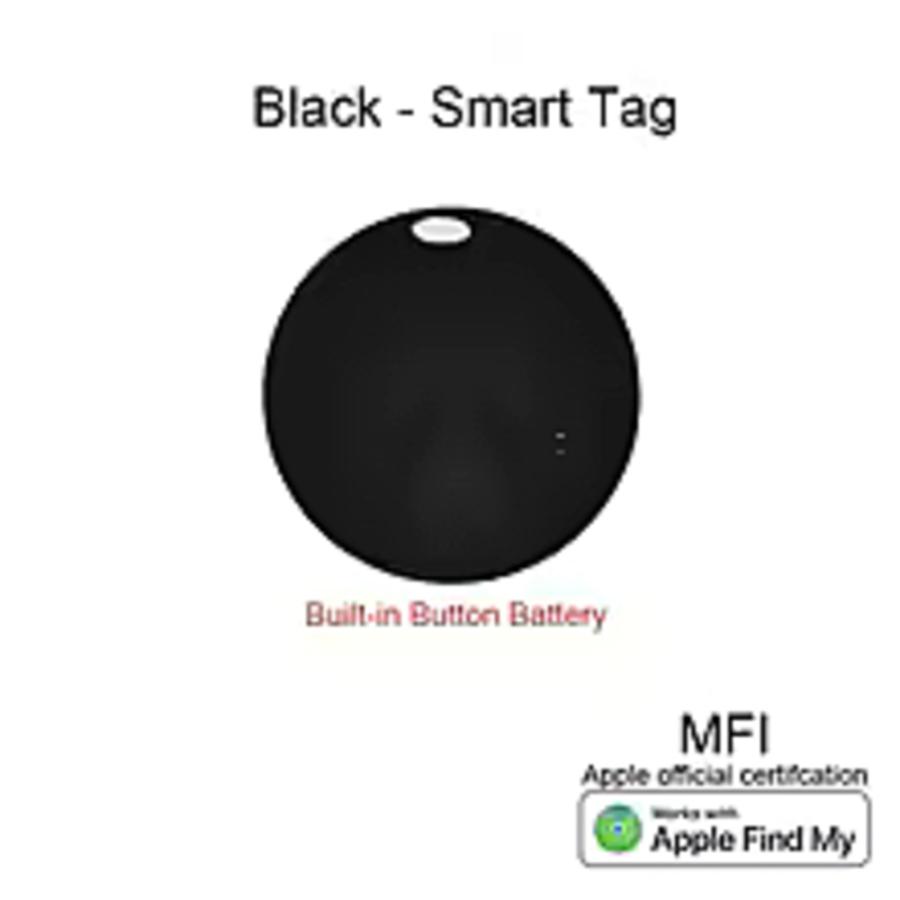 スマートトラッカー Apple Find My 対応 MFI認証 紛失防止タグ GPS 車 ペット ブラック