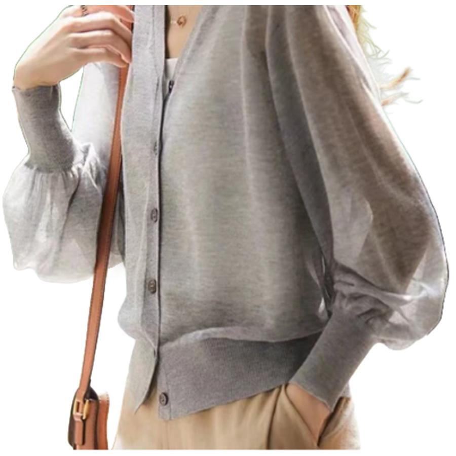 レディース シンプル グレー 女性 シャツ カジュアル オフィス トップス アウター グレー