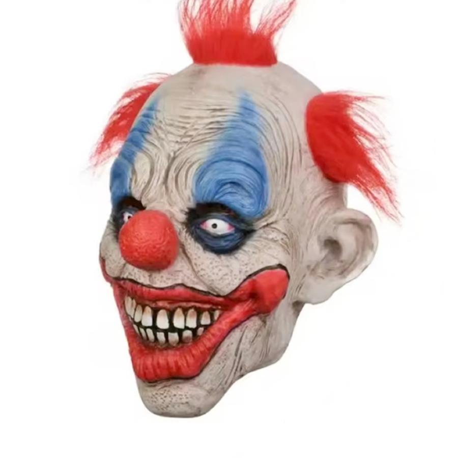 ハロウィン ピエロ マスク コスプレ 仮装 ホラー 怖い ジョーカー クラウン 遊園地 お化け屋敷 