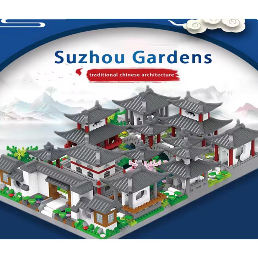 サン州 マイクロ 建設 ブロック パズル 組み立て モデル シーン デコレーション ミニブロック 