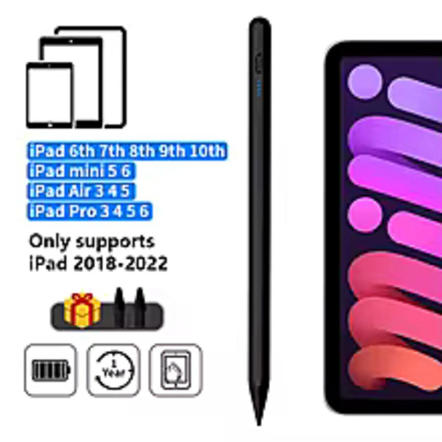 Apple Pencil用 タッチペン 2022 2021 2020 2019 2018 ブラック