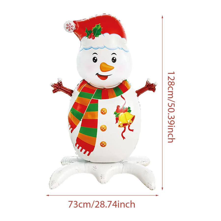 クリスマス スタンド パーティー 装飾 雪だるま ホイルバルーン 風船 イベント 家 店 飾り 