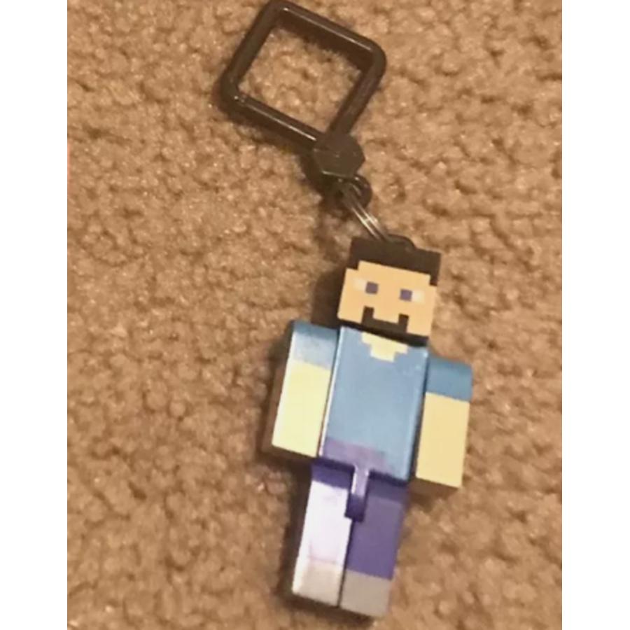 キーホルダー ドット ゲーム ブロック フィギュア おもちゃ ゲーム ファンギフト スティーブ