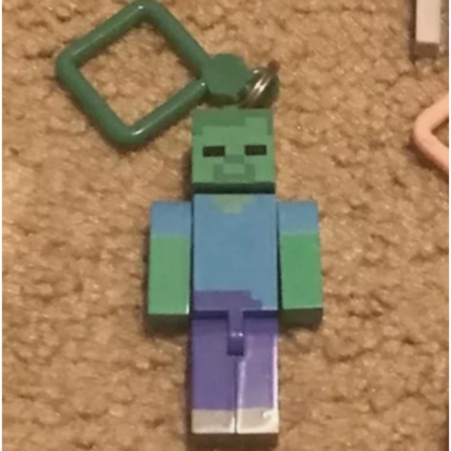 マイクラ Minecraft ゾンビ キーホルダー ゲーム ブロック フィギュア おもち ゾンビ