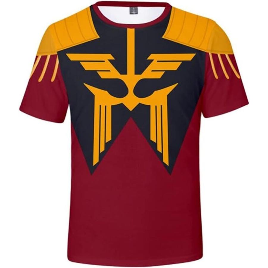 アニメ風 モビルスーツ コスプレ Tシャツ 半袖 3dプリント メンズ レディース ハロウィン XS