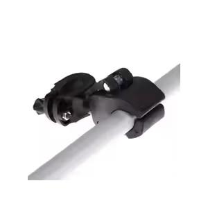 懐中電灯 トーチ クランプ プラスチックライト クリップ 回転 バイク ライト マウント ブラック