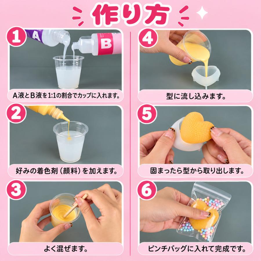 スクイーズ エポキシレジン A液 B液 50ml 2液性 1:1 レジン