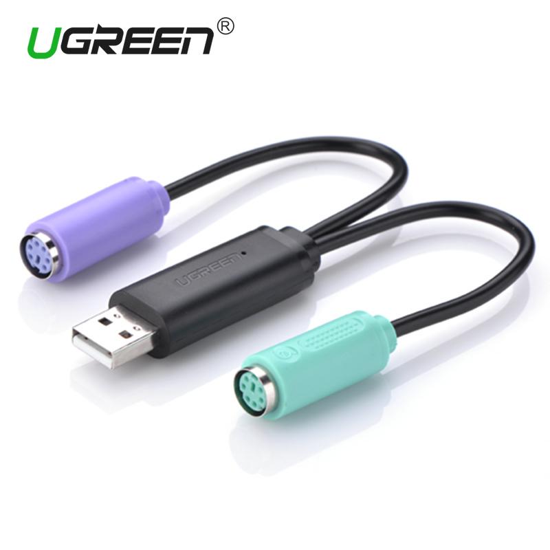 Ugreen USB PS2ケーブルメスPS / 2アダプタ 変換ケーブルキーボード用
