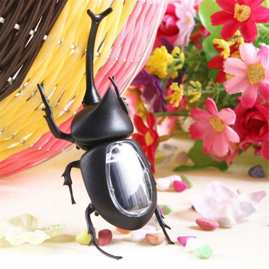 太陽光発電 カブトムシ 昆虫 フェイク フィギュア 子供 キッズ 男の子 知育 教育 プレゼント カブトムシ