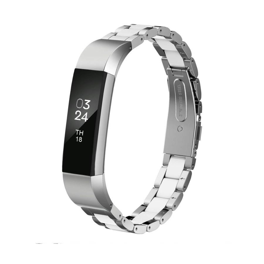 fitbit alta スマートウォッチ 交換ベルト シルバー 金属 バンドストラップ ステンレス 