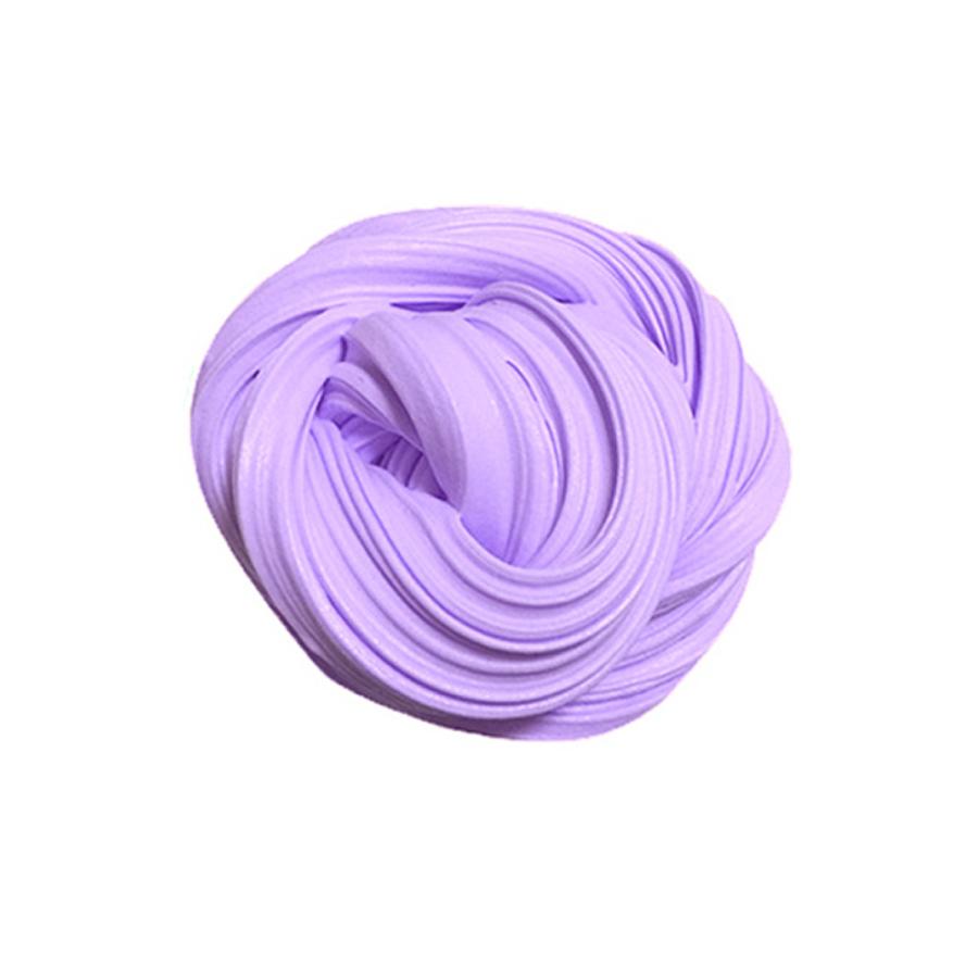 ふわふわ スライム 粘土 ソフトタイプ 子供 キッズ おもちゃ 知育 遊び プレゼント ギフト パープル