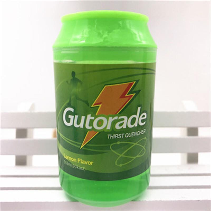 スライム ドリンク缶風 Diy バブル ふわふわ 粘土 おもちゃ ギフト ストレス発散 Green