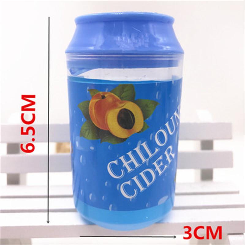 スライム ドリンク缶風 Diy バブル ふわふわ 粘土 おもちゃ ギフト ストレス発散 Blue