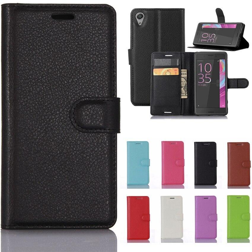 Sony Xperia XF5121 F5122 スマホケース スマートフォン スタンド ブラック