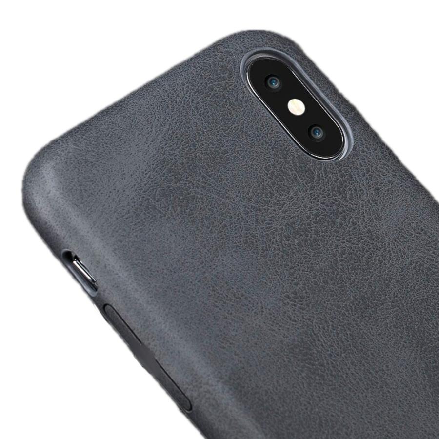 スマホケース スマホカバー レザー iPhone SE 第2世代 第3世代   灰色