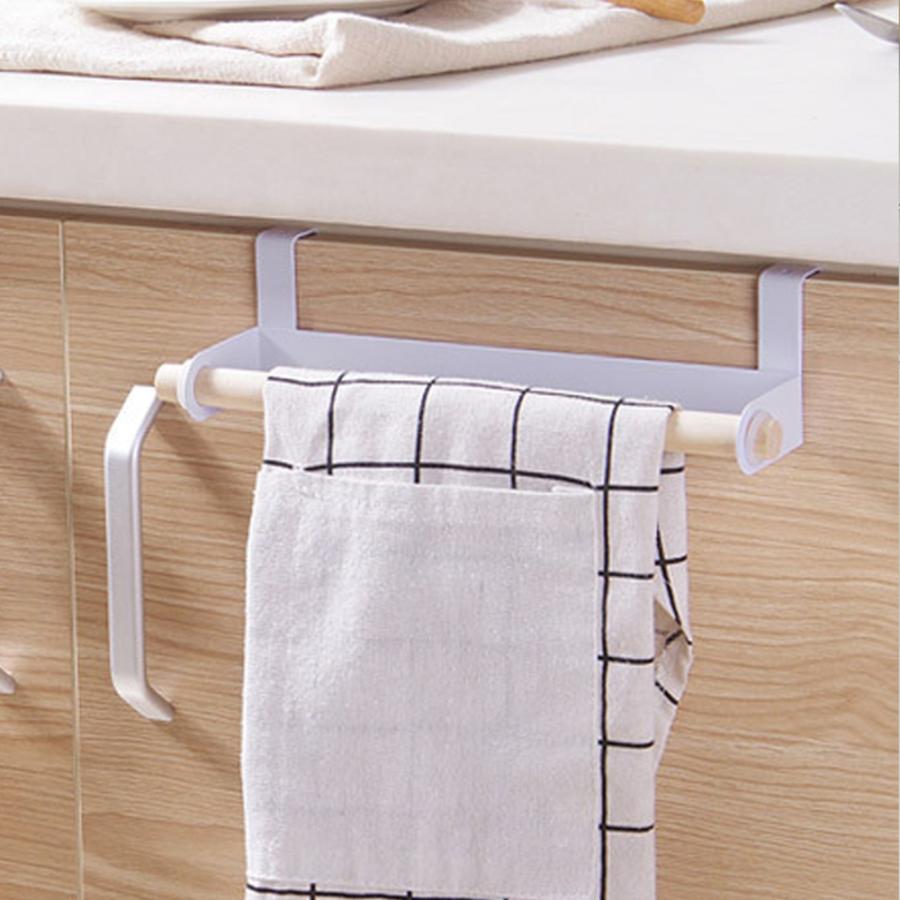 ドア ホルダー キッチン オーバー 木製 アート トイレ タオル 収納ホルダー 引  白フック