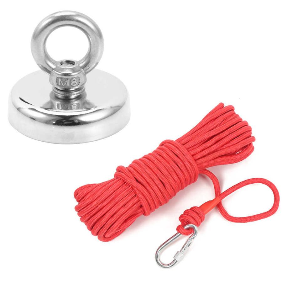 ネオジム磁石 マグネット ステンレス 釣り下げ アウトドア 探索 300グラム 耐荷重 磁力 強力 